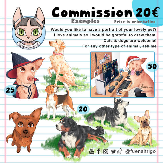 Pet commissions