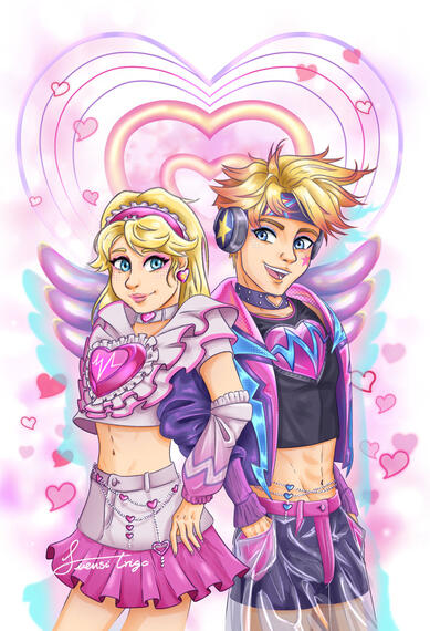 ilustracion personaje league of legends