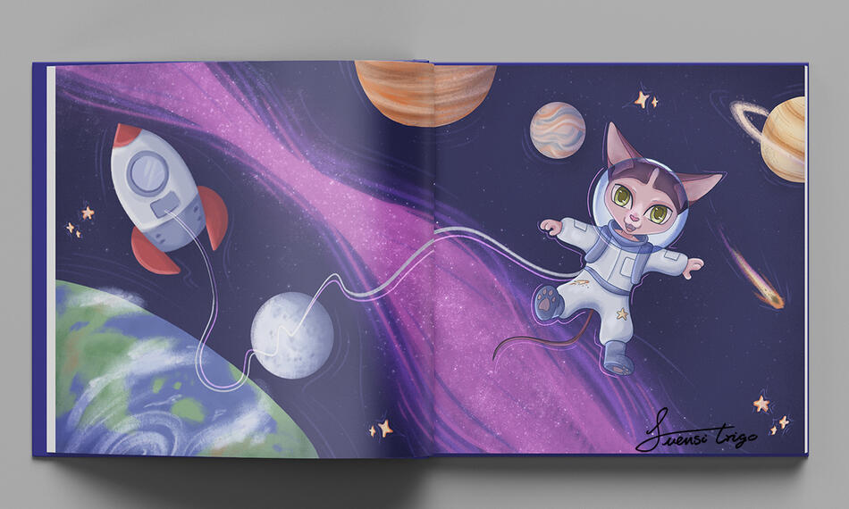 Illustration, without text, mock up